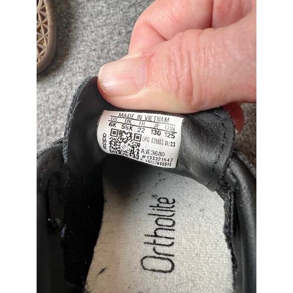 Adidas Samba OG Shoes Kids 6 Classic Black Gum Soccer Low Turf Indoor Sneaker - Picture 6 of 9